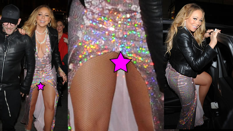 Mariah Carey Upskirt No Panties