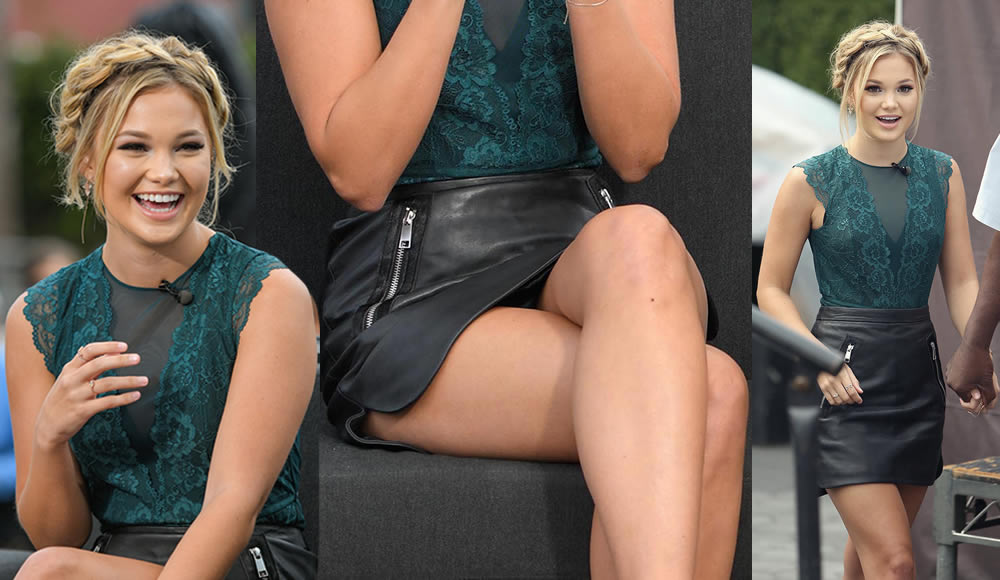 Alicia Arden Upskirt + Nip Slip - while Holiday shopping in LA. 