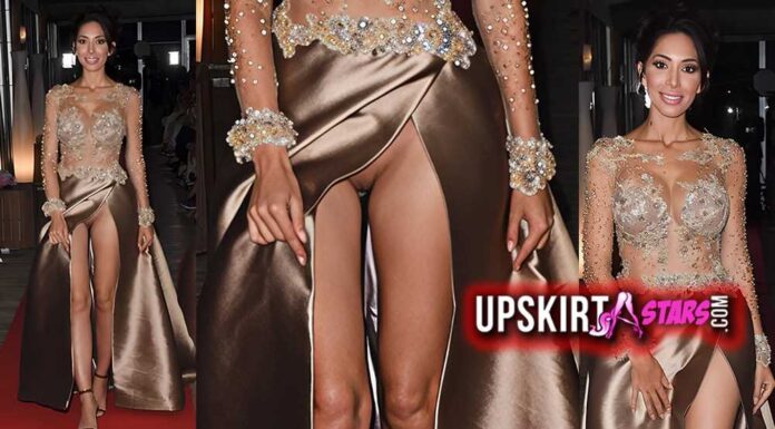 Farrah Abraham went to the Cannes without wearing no panties. She lifted her skirt and showed her pussy