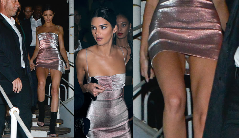 Kendall Jenner Gown Pussy Flash Video Leaked