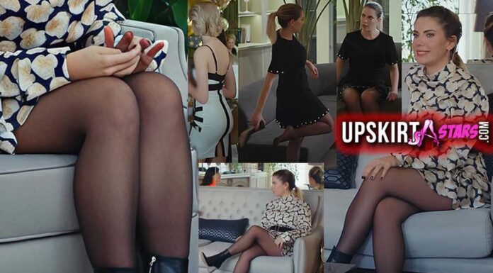 Eda Ece’s legs in sheer pantyhose compilation from a television series